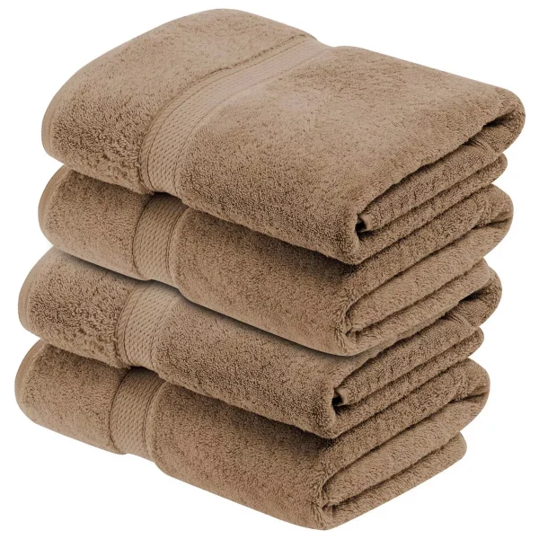 Luxury Cotton Heavyweight Ultra-Plush Towel Set by Blue Nile Mills