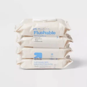 Cleansing Flushable Cloths - Fragrance Free